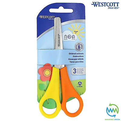 £1.95 • Buy 1 Pair LEFT HANDED Children's Scissors SAFETY School Children Kids WESTCOTT NEW