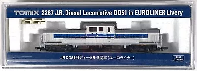 TOMIX 2287 N Gauge JR Diesel Locomotive DD51 Euroliner Livery.  Ships From USA. • $39.99