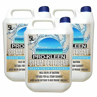 Pro-Kleen Steam Detergent Fluid Cleaning Mop Solution Ocean Floor Cleaner 15L • £27.95