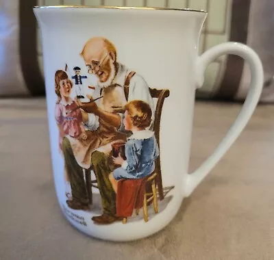 Vintage 1982 Collectible NORMAN ROCKWELL Museum  THE TOYMAKER   MUG  • $15