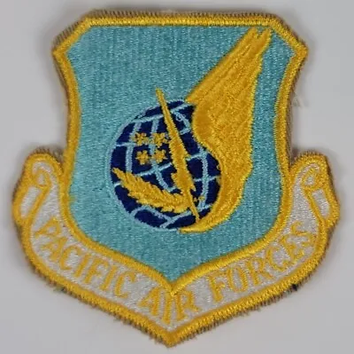 Vintage USAF Pacific Air Forces Patch Hawaii Militia Sew On Military  • $7