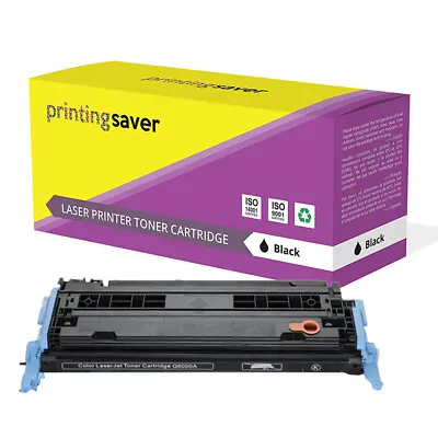 1 Black Toner Cartridge Replace For HP Q6000A LaserJet 2600n 2605dn 1600 2605dtn • £20.44