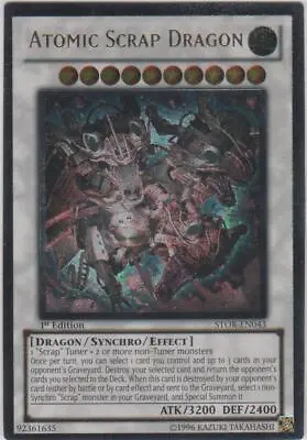 Atomic Scrap Dragon - STOR-EN043 - Ultimate Rare - 1st Edition Near Mint - Yu-Gi • $9.10