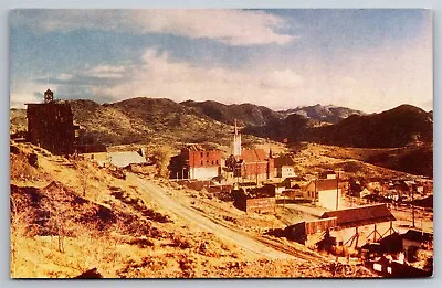 Aerial Birdseye View Mining Town Virginia City NV Postcard K17 • $12.50