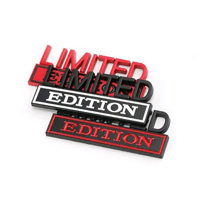 3D Limited Edition Metal Emblem Badge Trunk Fender Decal Sticker Car Accessories • $8.64