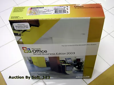 Microsoft Office 2003 Small Business Edition SBE For 2 PCs Full Retail =RETAIL= • $99.95