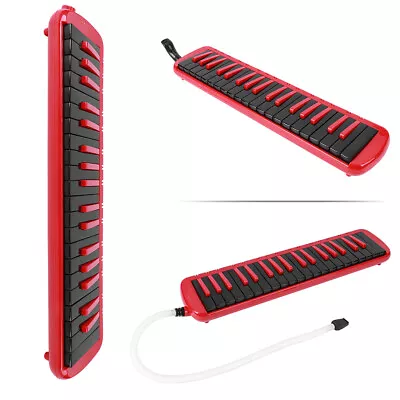 Melodica 37 Key Wind Instrument Suitable For Practice Bag F37s(Red ) • $49.39