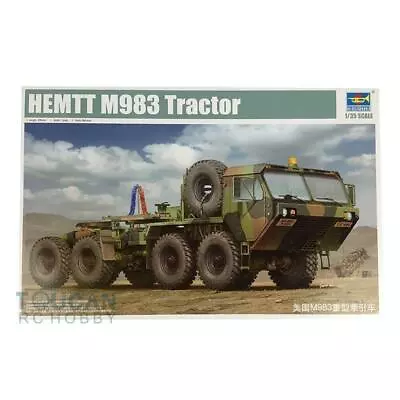 01021 HEMTT M983 Heavy Type Tractor Trumpeter Static Kit Car Model 1/35 Scale • $51.90