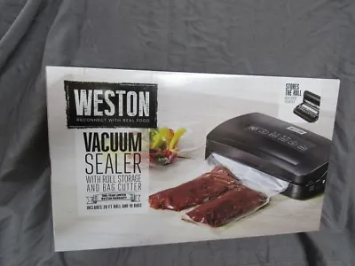 $99.99 • Buy Weston Vacuum Sealer With Roll Cutter,Includes 20 FT ROLL & 10 Bags  # 65-3001-W