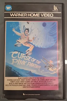 Curse Of The Pink Panther Warner 1st Release Pre Cert Big Box Ex Rental VHS Post • £12