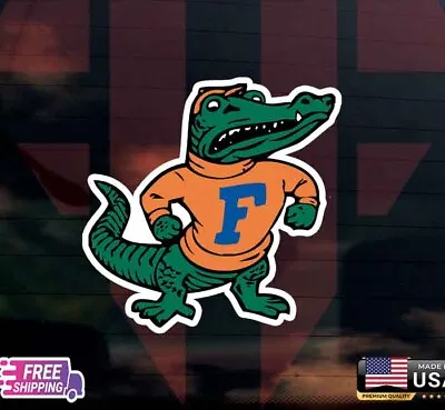 University Of Florida Gators VINTAGE Vinyl Sticker/Decal  College Football • $1.95
