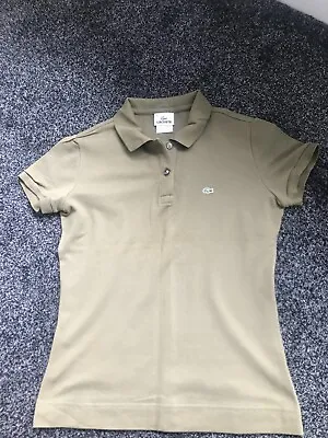 £20 • Buy Immaculate Ladies Lacoste Polo Shirt Size 38