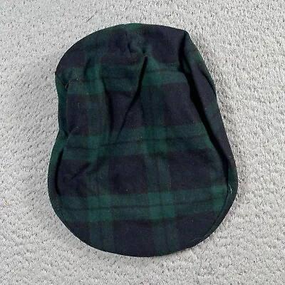 Pendleton Hat Cap Men XXL Wool Black Watch Tartan Plaid Newsboy Vintage • $27