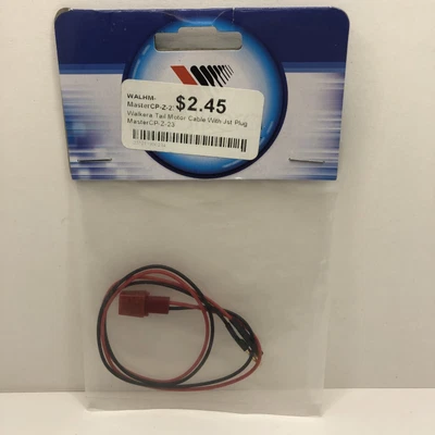 $8.09 • Buy Walkera Part HM-Master CP-Z-23 Tail Motor Cable With JST Plug -USA Seller New