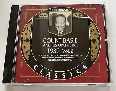 1939 Vol. 2 Count Basie VG+ Chronological Classics CD Rare Import France • $8