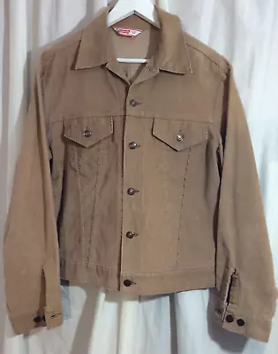 Vintage 70's Levis Men's 42 Brown Corduroy Type 3 Trucker Jacket Made In USA EUC • $75