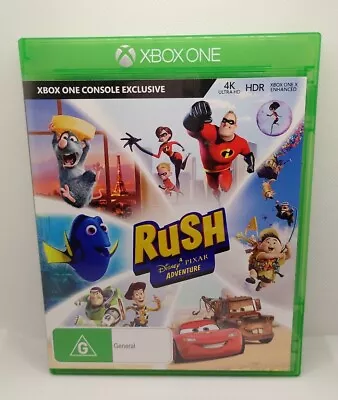 Xbox One Rush Disney Pixar Adventure Game Cars Toy Story • $24.50