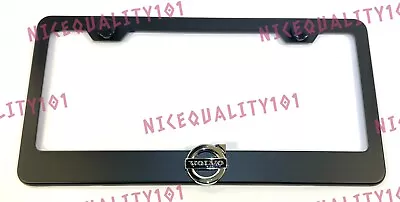 3D Volvo Stainless Steel Black Finished License Plate Frame • $19