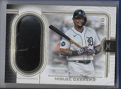 2023 Definitive MIGUEL CABRERA Game Used Batting Helmet Detroit Tigers 29/45 • $199.99