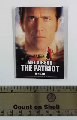 The Patriot Mel Gibson Button Pin (Movie Theater Promo) 2000 Heath Ledger • $3.99