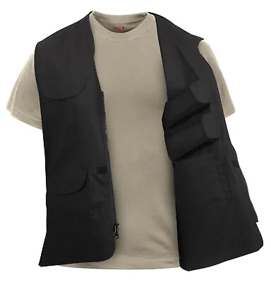 Rothco Lightweight Concealed Carry Pro Vest - Men's Black CCW Tactical Vest • $65.99