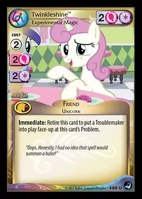 My Little Pony High Magic Twinkleshine Experimental Magic 80 U X3 -  MLP CCG  • $1.50