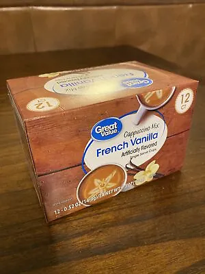 Great Value French Vanilla Cappuccino Mix Medium Roast Coffee Pods/K-cups12 Ct. • $17.95