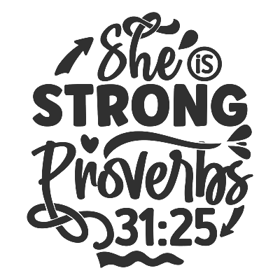 Vinyl Decal Car Stanley Cup Sticker Christian Quotes Bible Verses Proverbs 31:25 • $16.86