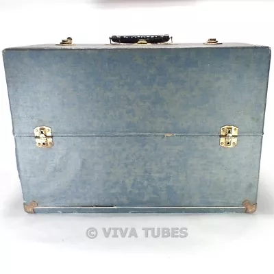 $64.95 • Buy Medium, Blue, Raytheon, Vintage Radio TV Vacuum Tube Valve Caddy Carrying Case