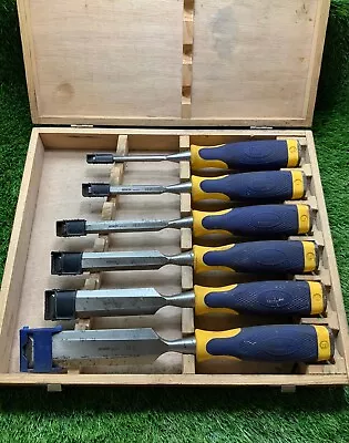 Boxed Set Of Irwin Marples Wood Chisels S114 • £32