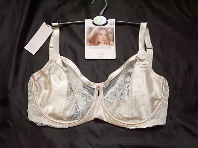 M & S Rosie Autograph Minimiser Bra  34g  Silk Lace Opaline  Marks Spencer • £14.99