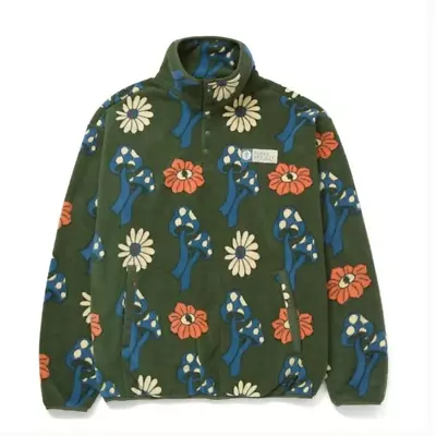 Parks Project Power To The Parks Shroom High Pile Fleece Sweatshirt Medium • $100