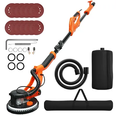 $109.59 • Buy Electric Foldable Drywall Sander 750W Variable Speed W/Automatic Vacuum & Lights