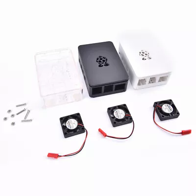 $14.48 • Buy Enclosure Case Box + Cooling Fan +Heatsink For Raspberry Pi 3 B+ / 3 BQCCRAMI LZ