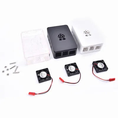 Enclosure Case Box + Cooling Fan +Heatsink For Raspberry Pi 4 B+ / *xd • $17.37