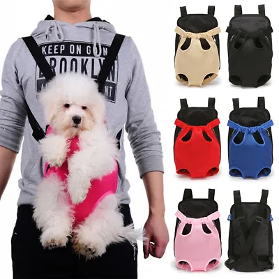 £9.99 • Buy Pet Carrier Backpack Cat Puppy Dog Front Shoulder Sling Travel Bag Comfort Tote