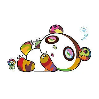 Takashi Murakami Panda Sleepy And Sleepy. Silkscreen Kaikai Kiki Ball Flowers • $3499