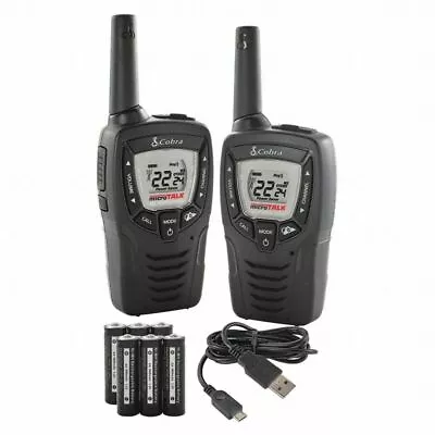 Cobra 23-Mile 2-Way Radios Walkie Talkies 2-Pack (CXT385) • $17.99