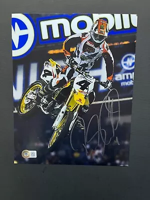 Ricky Carmichael Rare! Autographed Signed AMA MOTO X 8x10 Photo Beckett BAS Coa • $75