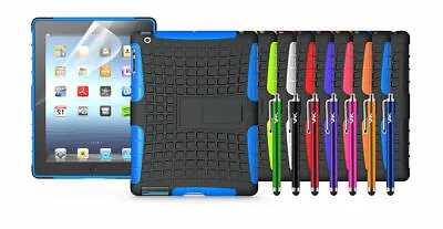 Apple IPad 2 3 4 Mini Pro Air Tab Case Heavy Duty Shockproof Cover For Apple • £10.99