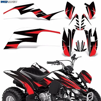 Yamaha Raptor 80 Decal Graphic Kit Quad ATV Decal Wrap Racing Parts 2002-2008 MR • $79.95