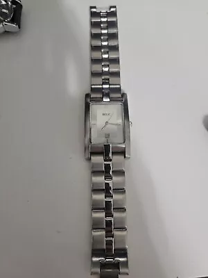 $15 • Buy Relic Mens ZR77046 Silver Stainless Steel Date Indicator Quartz Analog Watch
