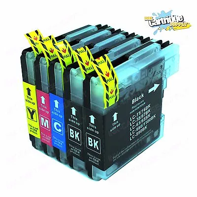 5Pk LC65 LC61 XL Ink For Brother MFC-5890CN MFC-5895CW MFC-6490CW MFC-6890CDW • $9.89