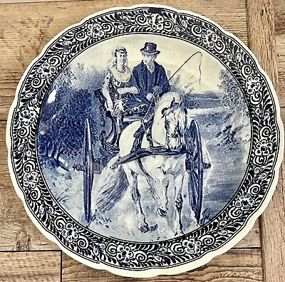 Vintage ROYAL SPHINX Maastricht Delfts Decorative Plate Made In Holland 16” • $95