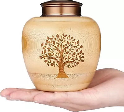 Small Urns For Human Ashes Adult Male Small50 Cubic Inches Yellow  • $39.14