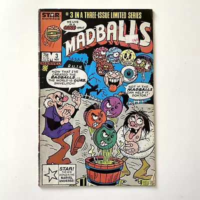 Vtg Madballs #3 1986 Star Marvel Comic Based On 80s Toys Reader Copy • $4.95