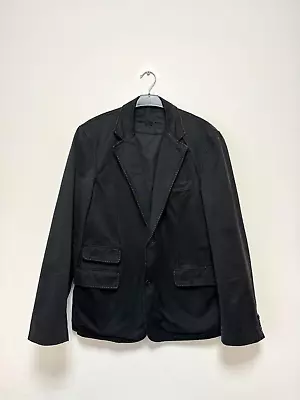 S.Oliver Men's Black Cotton Blazer Jacket Size M • $24.85