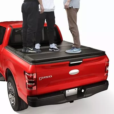 5.5FT Tonneau Cover Hard 3-Fold Fit For 2015-2023 Ford F150 F-150 Truck Bed • $399.99