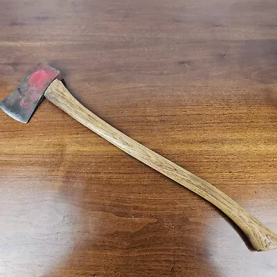 Vintage Crusader Firewood Splitting Axe With A Nice 27  Wooden Handle • $30