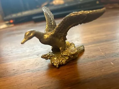 Rare Vintage Signed Masterworks Pewter 1991 Duck Mallard Figurine Bird  • $29.99